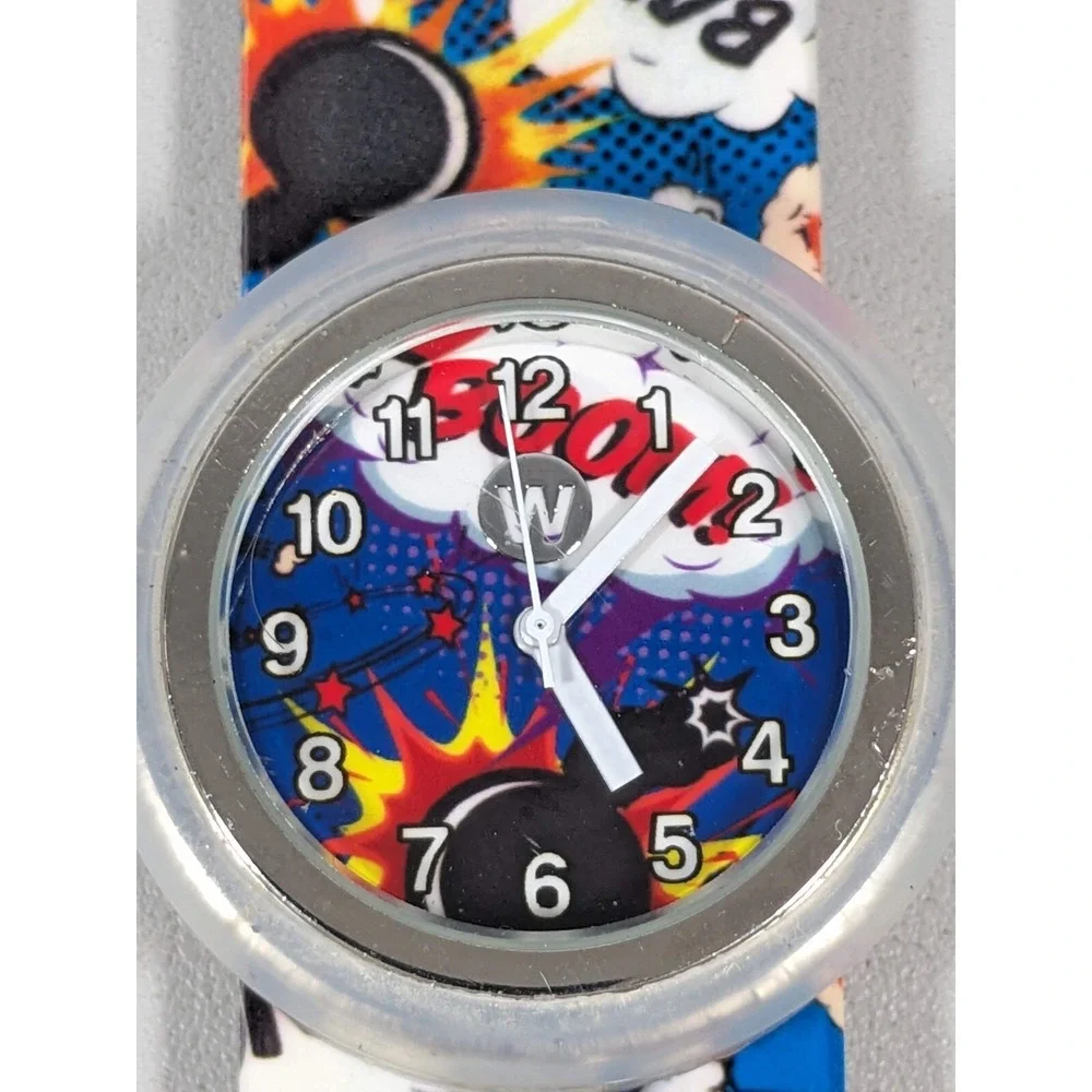 Watchitude Comic Bang Boom Crash Slap Watch Colorful Adjustable‎ Strap